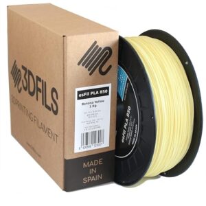 3DFILS - Filamento PLA para impresión 3D esFil PLA INGEO 3D850: 1.75 mm, 1 Kg, Negro